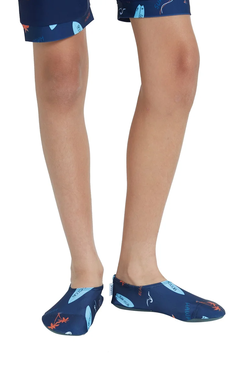 COEGA SUNWEAR  COEGA  Boys Baby/Kids/Youth Pool Shoes Kids - Navy Peach Palms for Men | Best Price UAE